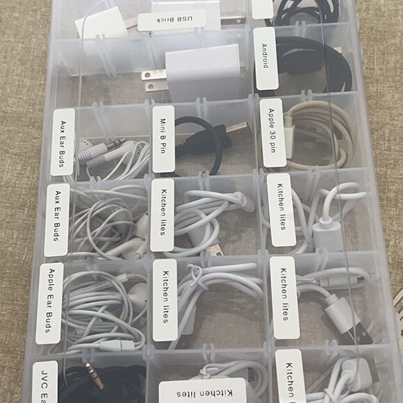 2pack 36 Grids Clear Plastic Organizer Box Container Jewelry Dividers women - Picture 5 of 14